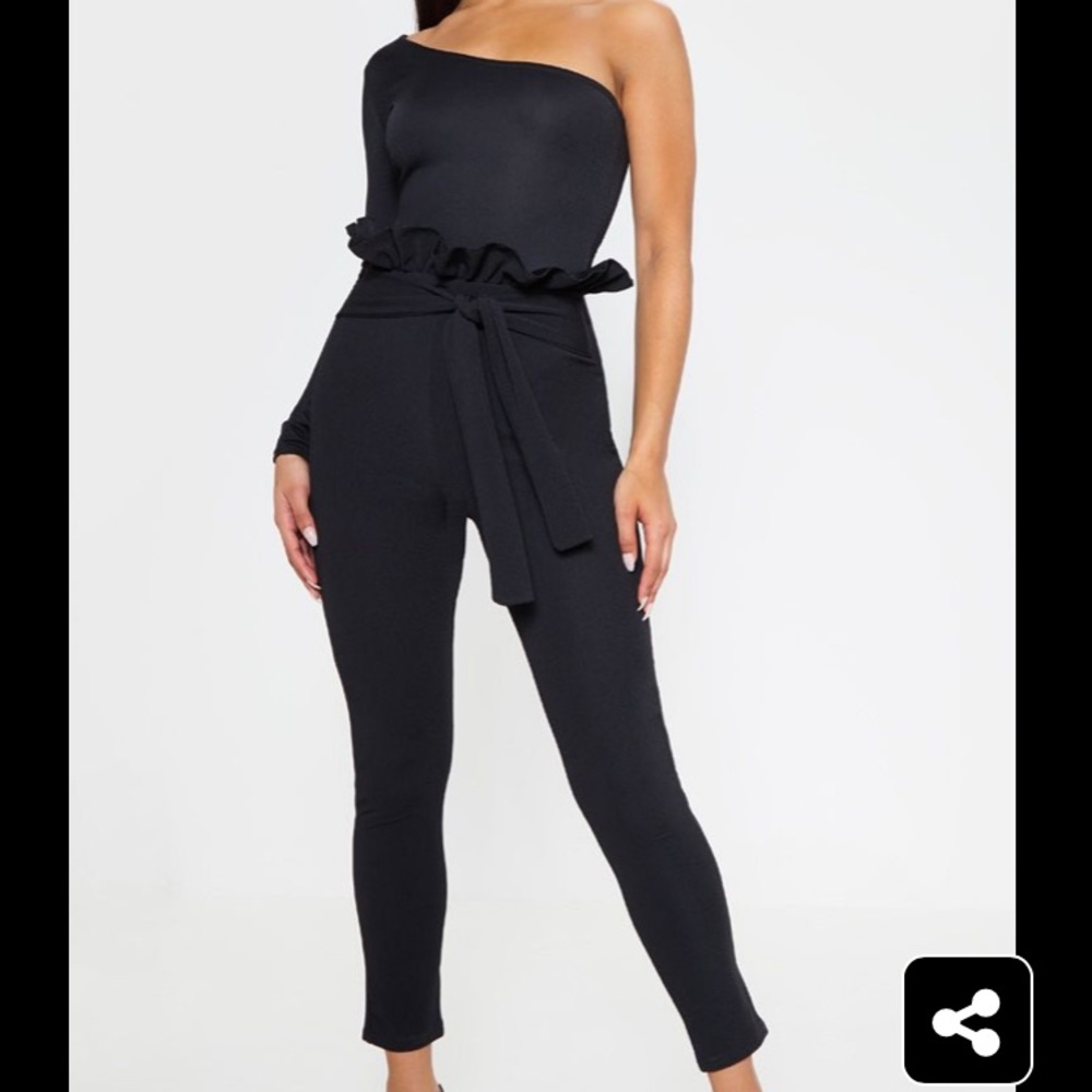 Perlita black skinny trousers